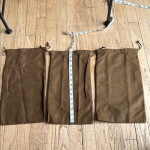 Gucci Brown Dust Bags Set